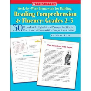 Week-By-Week Homework for Building Reading Comprehension & Fluency: Grades 2-3: